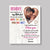 Custom Canvas Print For New Dad | Baby Footprint | Baby Photo Canvas | Personalized Gift For New Dad
