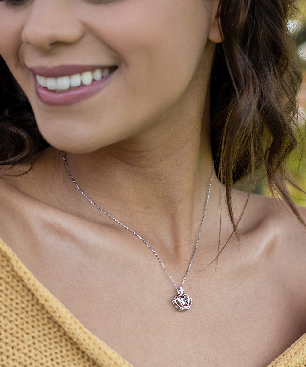 Sparkling Freehand Heart Pendant Necklace | Sterling silver | Pandora NZ